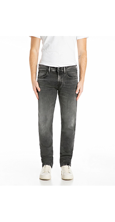 ストレートフィットGROVER HYPERFLEX ブラックデニム